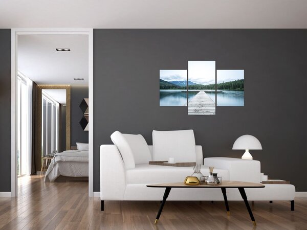 Slika - Pogled s mola (90x60 cm)