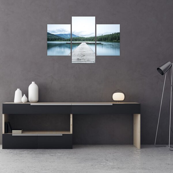 Slika - Pogled s mola (90x60 cm)