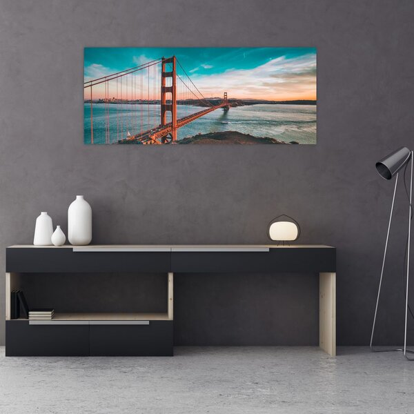 Slika - Zlatna vrata, San Francisco (120x50 cm)