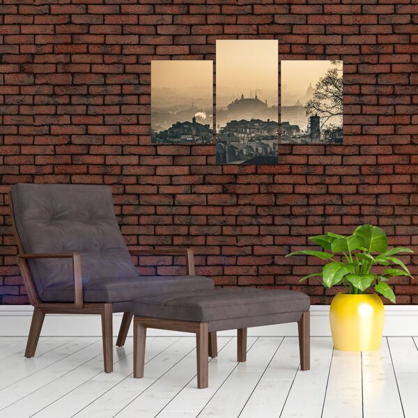 Slika - Grad pod maglom (90x60 cm)