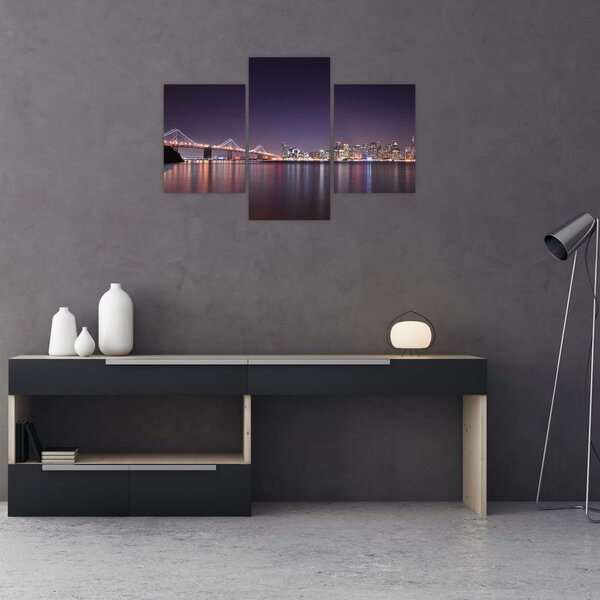 Slika pogleda na San Francisco, Kalifornija (90x60 cm)
