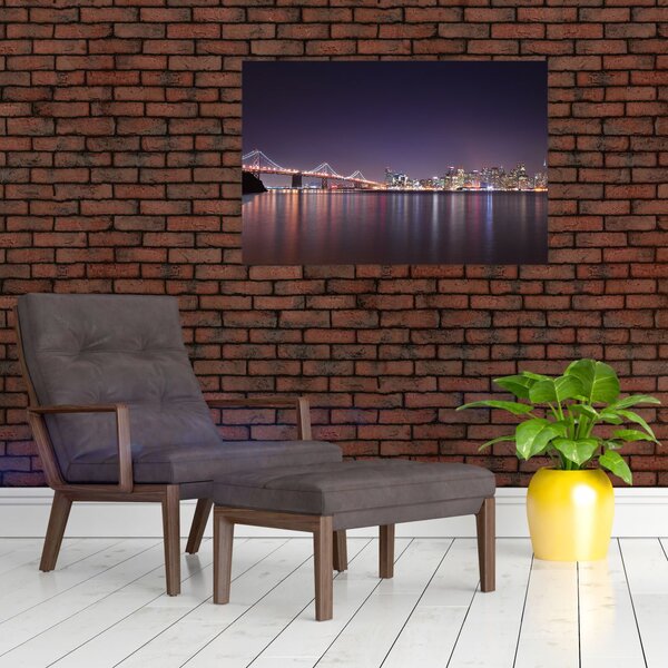 Slika pogleda na San Francisco, Kalifornija (90x60 cm)