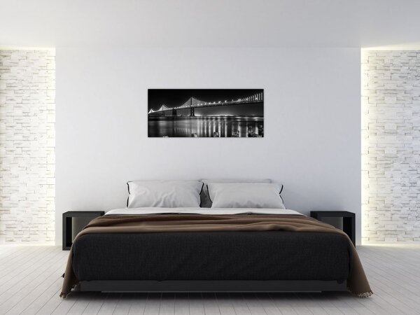 Slika - Crno-bijeli most (120x50 cm)
