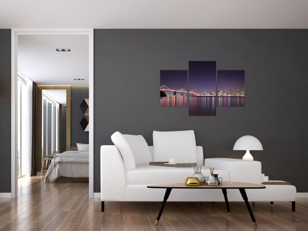 Slika pogleda na San Francisco, Kalifornija (90x60 cm)