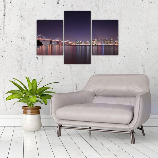 Slika pogleda na San Francisco, Kalifornija (90x60 cm)