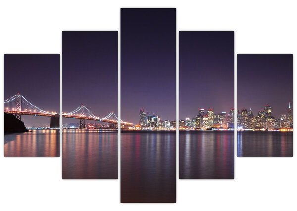 Slika pogleda na San Francisco, Kalifornija (150x105 cm)