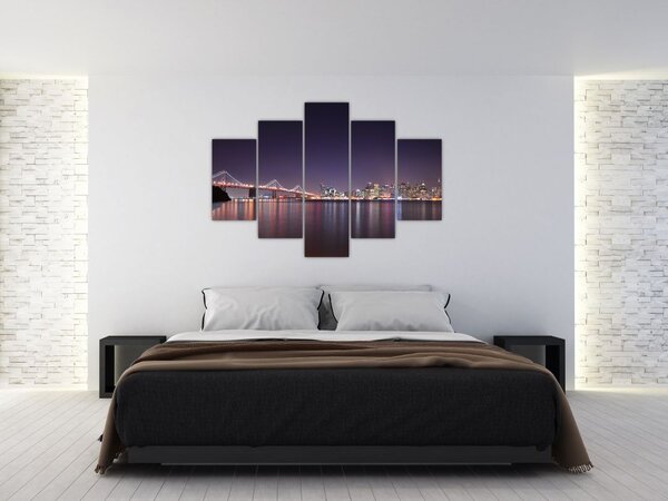 Slika pogleda na San Francisco, Kalifornija (150x105 cm)