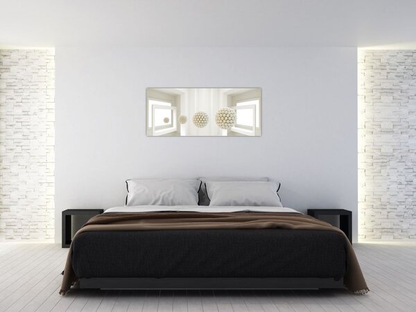 Slika - Pogled iznutra - apstrakcija (120x50 cm)