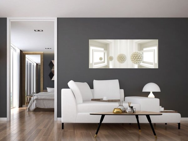 Slika - Pogled iznutra - apstrakcija (120x50 cm)