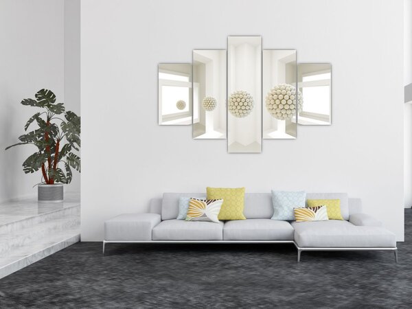 Slika - Pogled iznutra - apstrakcija (150x105 cm)
