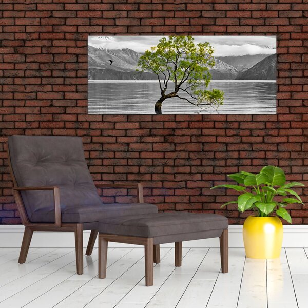 Slika stabla usred jezera (120x50 cm)