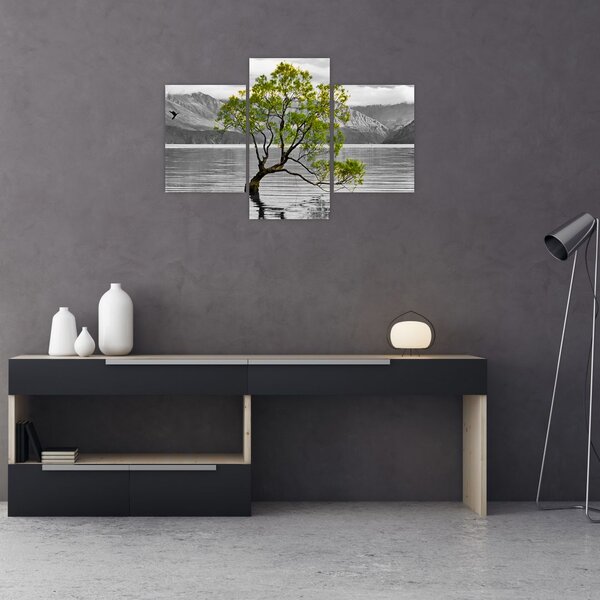 Slika stabla usred jezera (90x60 cm)