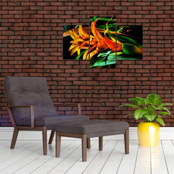 Slika narančastog buketa (90x60 cm)