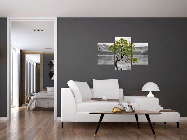 Slika stabla usred jezera (90x60 cm)