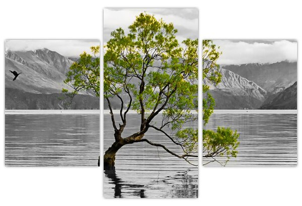 Slika stabla usred jezera (90x60 cm)