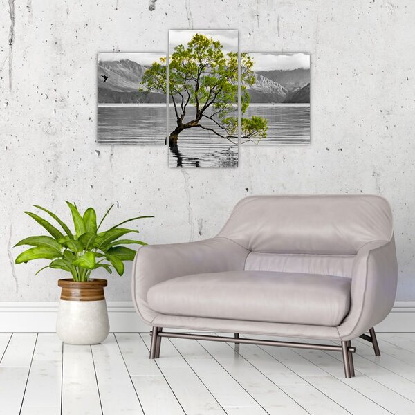 Slika stabla usred jezera (90x60 cm)