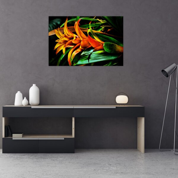Slika narančastog buketa (90x60 cm)
