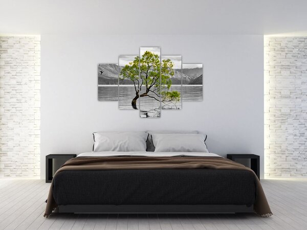 Slika stabla usred jezera (150x105 cm)