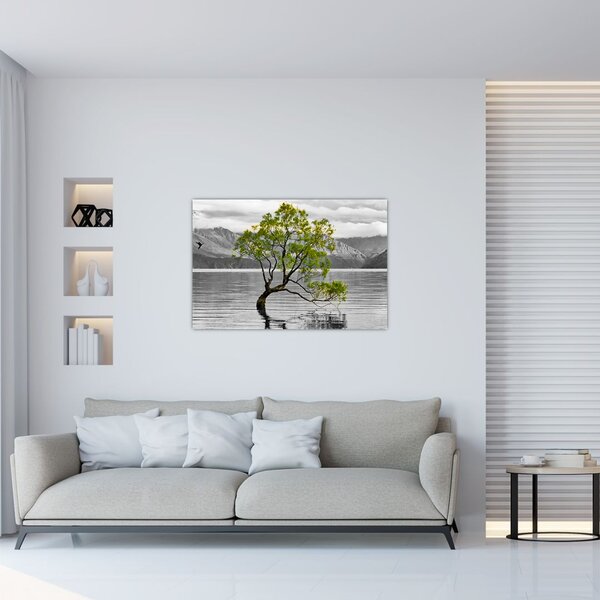 Slika stabla usred jezera (90x60 cm)