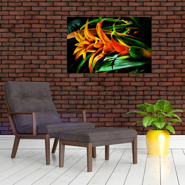 Slika narančastog buketa (90x60 cm)