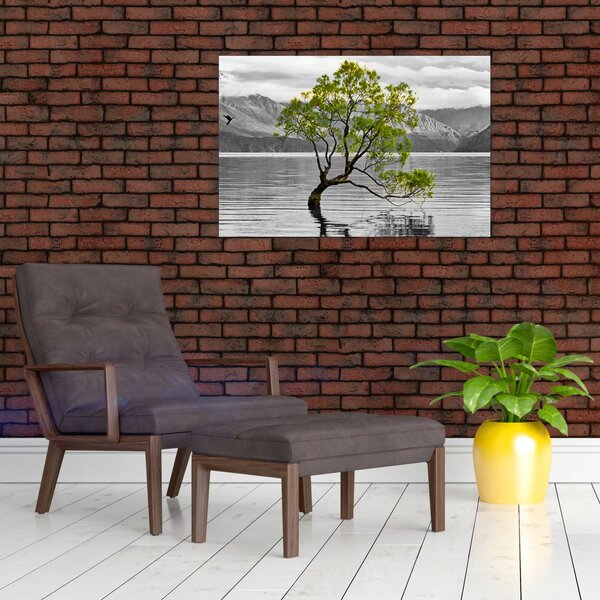 Slika stabla usred jezera (90x60 cm)