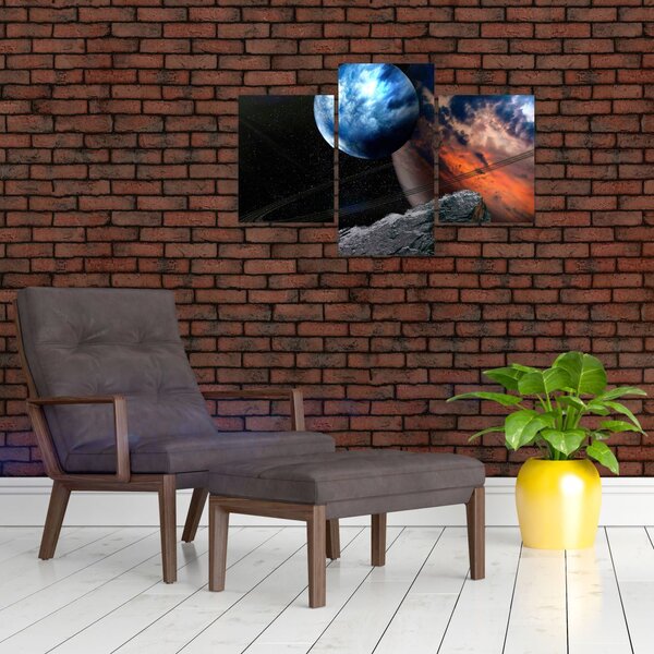 Slika planeta u svemiru (90x60 cm)