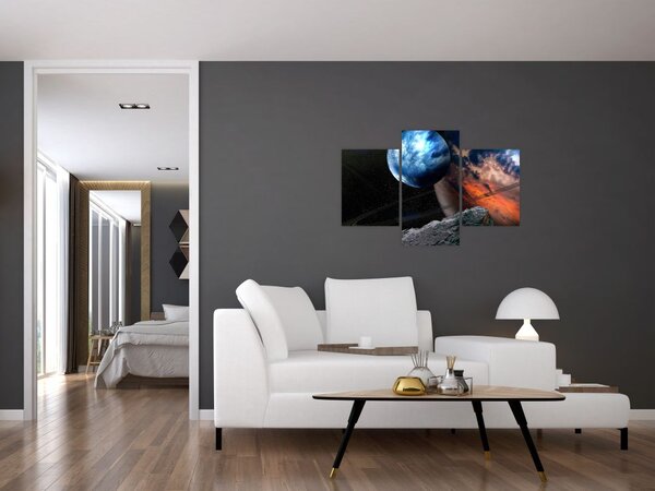 Slika planeta u svemiru (90x60 cm)