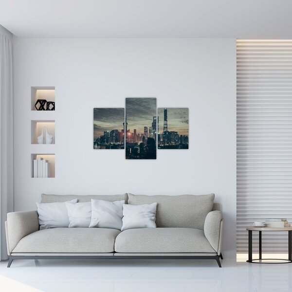 Slika grada u sumrak (90x60 cm)