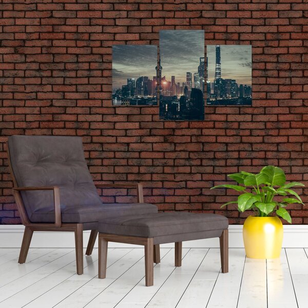 Slika grada u sumrak (90x60 cm)