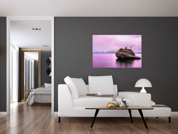 Slika kamena u moru (90x60 cm)