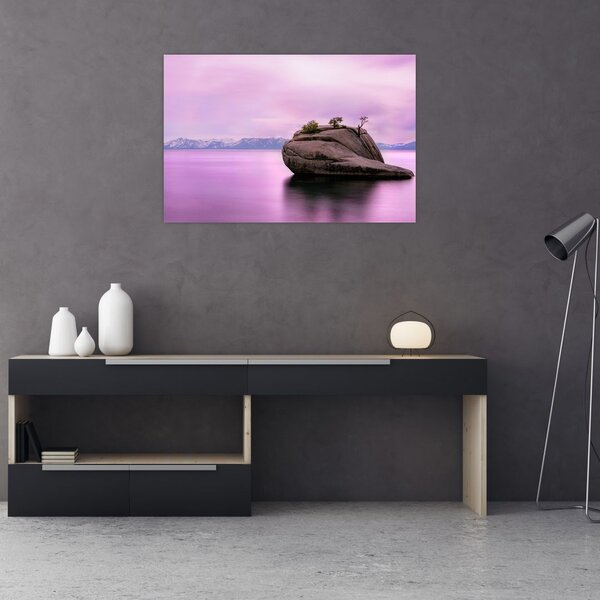 Slika kamena u moru (90x60 cm)