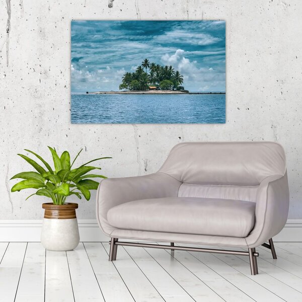 Slika - otok u moru (90x60 cm)