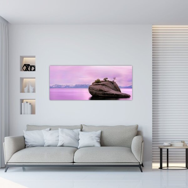Slika kamena u moru (120x50 cm)