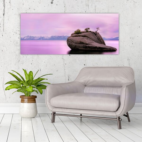 Slika kamena u moru (120x50 cm)