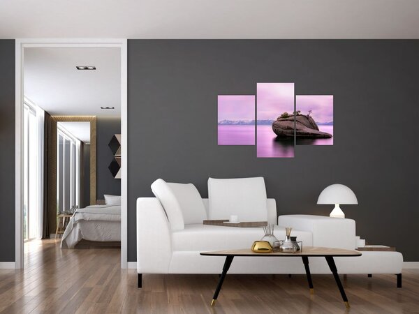Slika kamena u moru (90x60 cm)