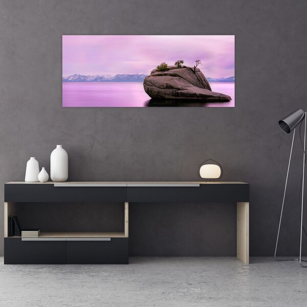 Slika kamena u moru (120x50 cm)