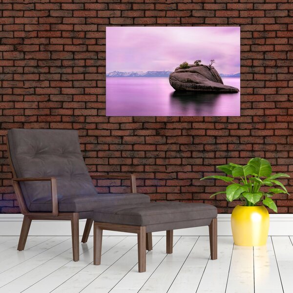 Slika kamena u moru (90x60 cm)