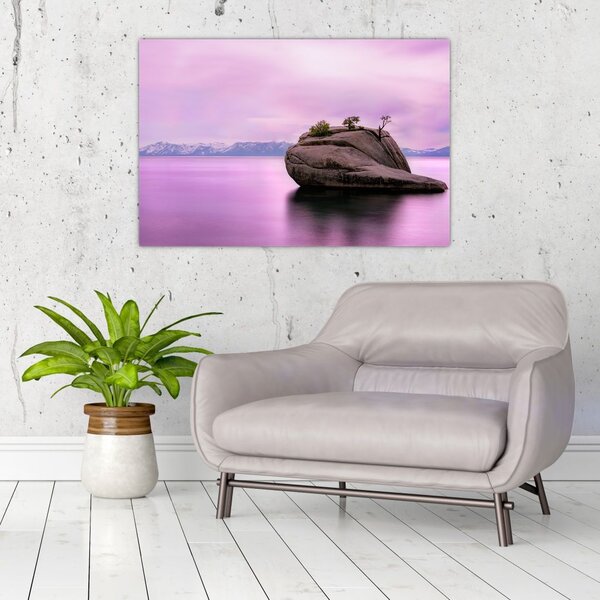 Slika kamena u moru (90x60 cm)