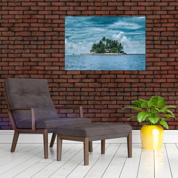 Slika - otok u moru (90x60 cm)
