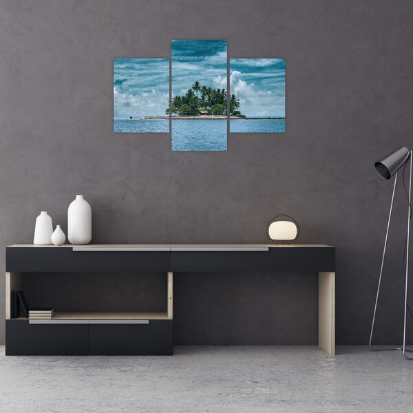 Slika - otok u moru (90x60 cm)