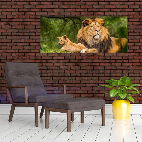 Slika lavova (120x50 cm)
