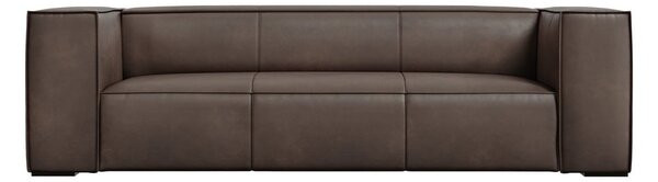 Smeđa kožna sofa 227 cm Madame - Windsor & Co Sofas