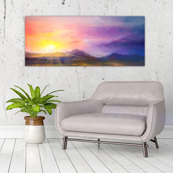 Slika - U zoru (120x50 cm)