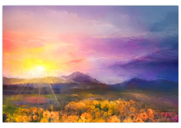 Slika - U zoru (90x60 cm)