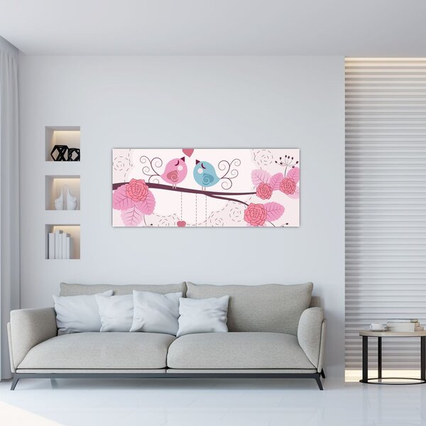 Slika - Ljubavno vrijeme (120x50 cm)