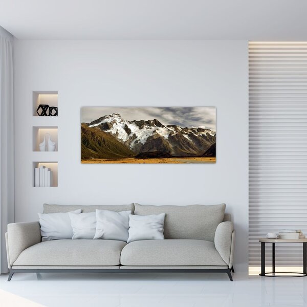 Slika planine Sefton na Novom Zelandu (120x50 cm)