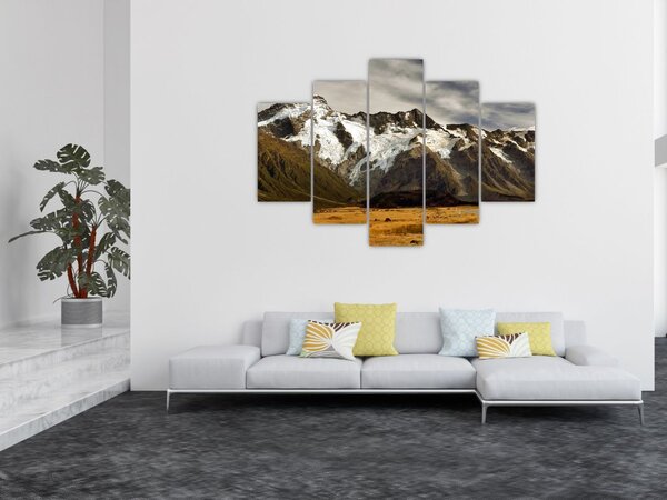 Slika planine Sefton na Novom Zelandu (150x105 cm)