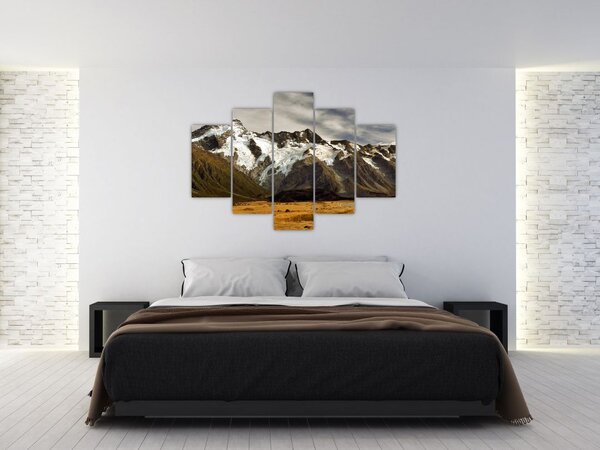 Slika planine Sefton na Novom Zelandu (150x105 cm)