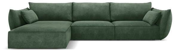 Tamno zelena kutna garnitura (lijevi kut) Vanda - Mazzini Sofas