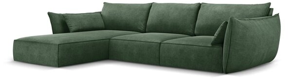 Tamno zelena kutna garnitura (lijevi kut) Vanda - Mazzini Sofas